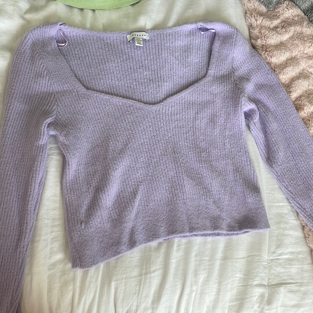 Top shop light purple sweater